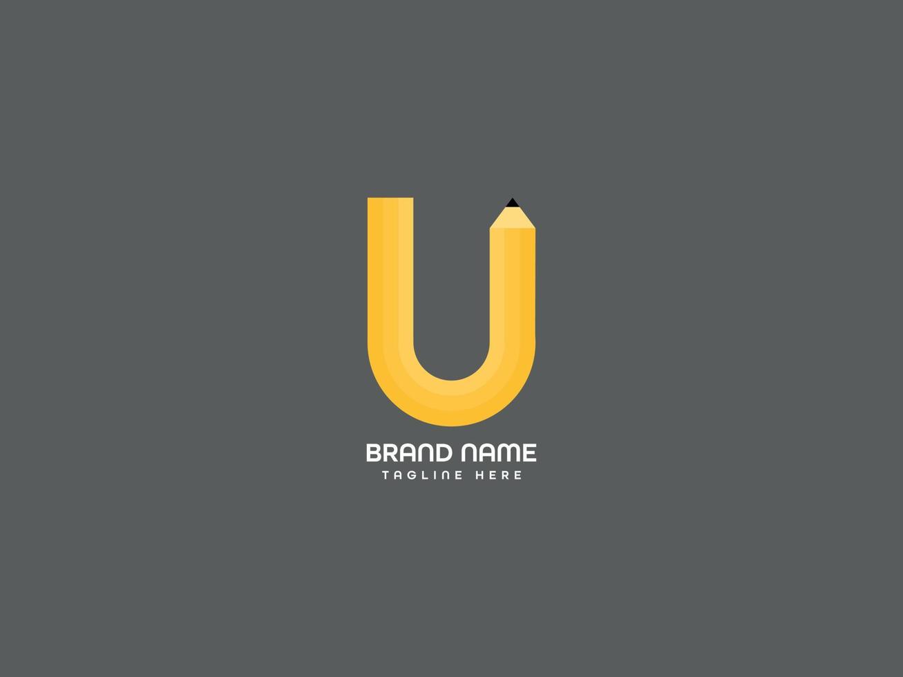 u letter  logo vector