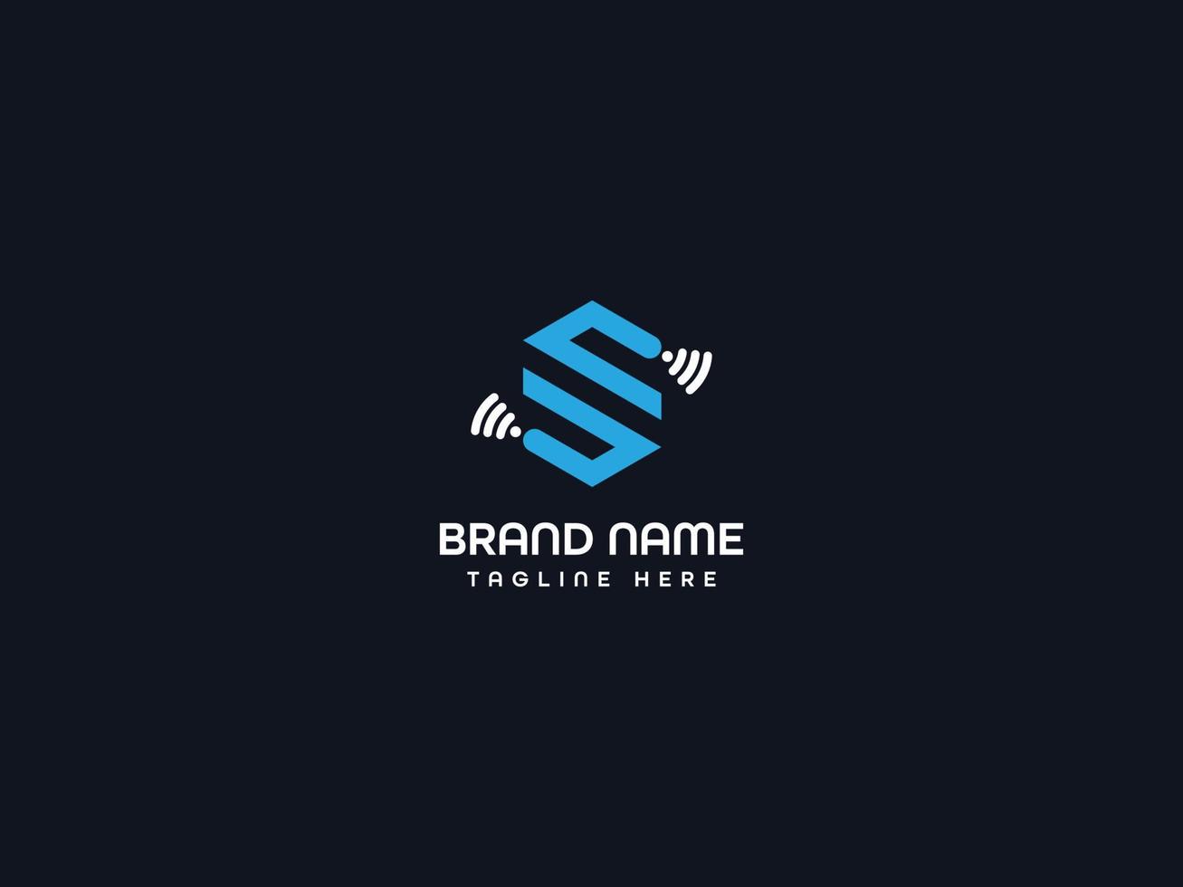 s letter logo vector