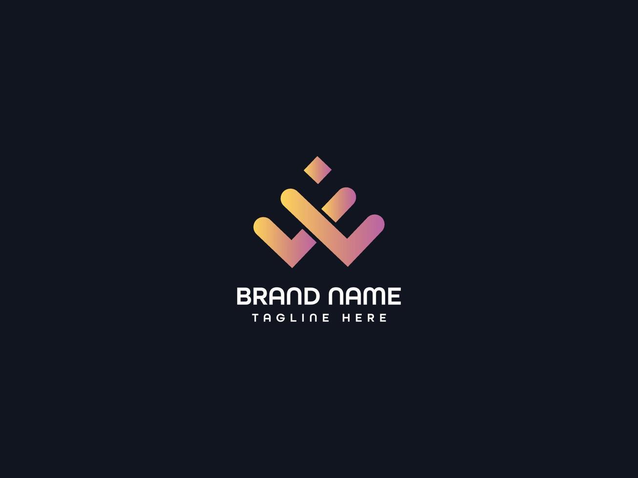 w letter logo vector