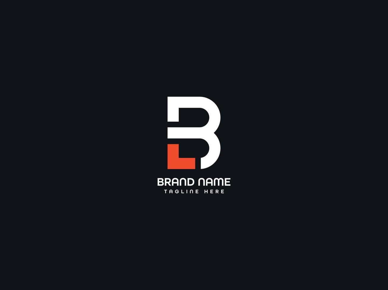 b letter logo vector