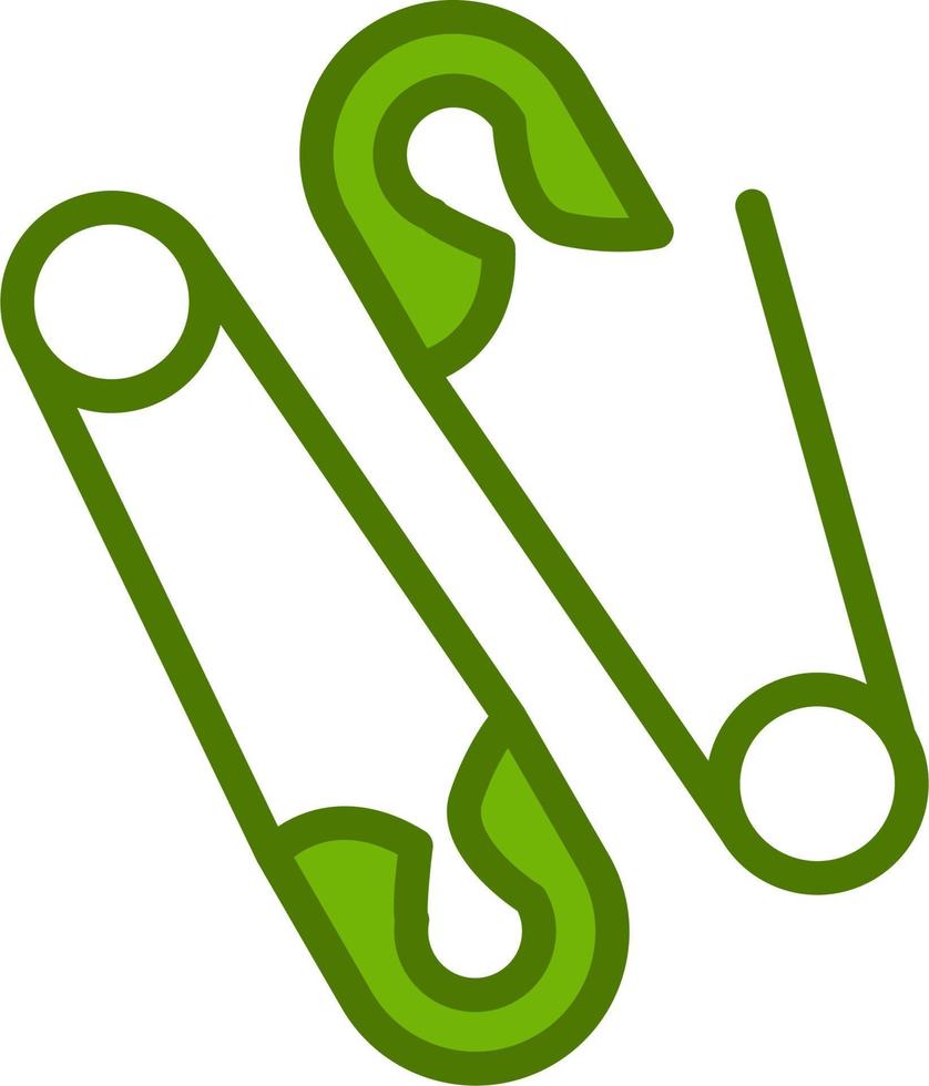 Safety Pin Vector Icon