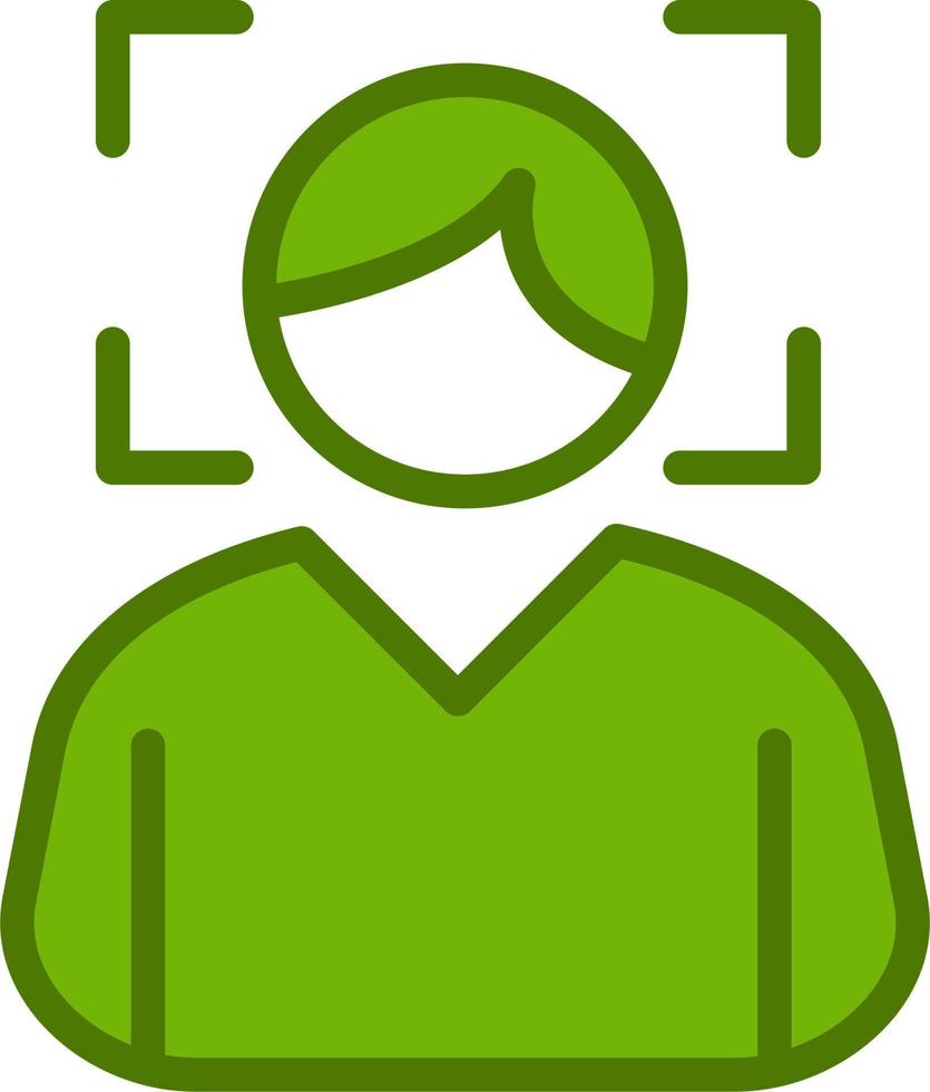 Face Scan Vector Icon