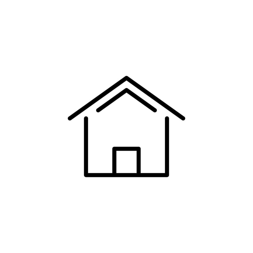House icon with outline style vector