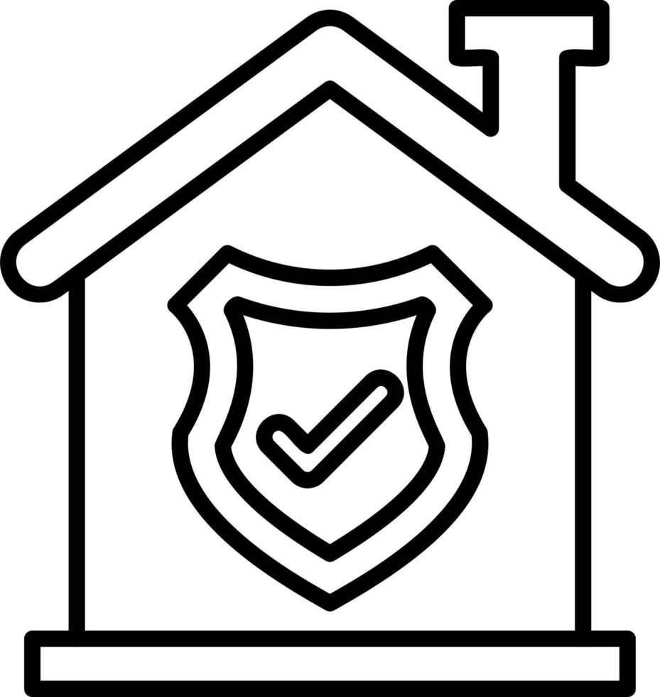 Home Security Vector Icon