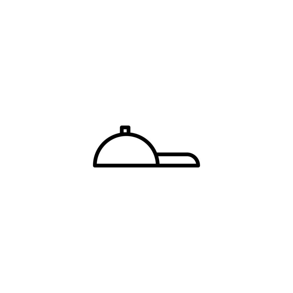 Menu icon with outline style vector