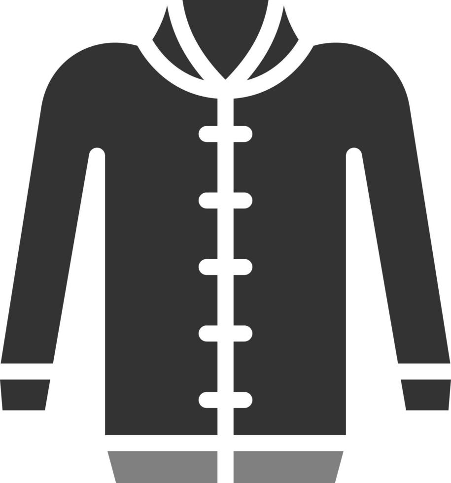 icono de vector de chaqueta