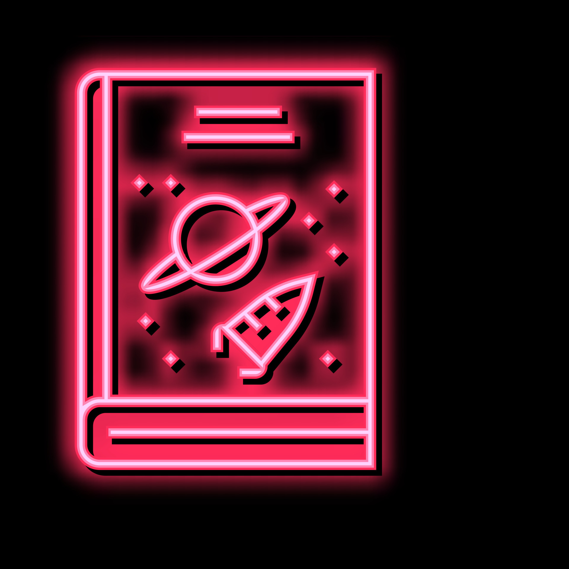 Science Fiction Genre Neon Glow Icon Illustration 20591714 Vector Art science-fiction-genre-neon-glow-icon-illustration-20591714-vector-art