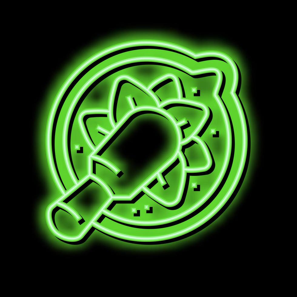 prepare homeopathy medicine neon glow icon illustration vector