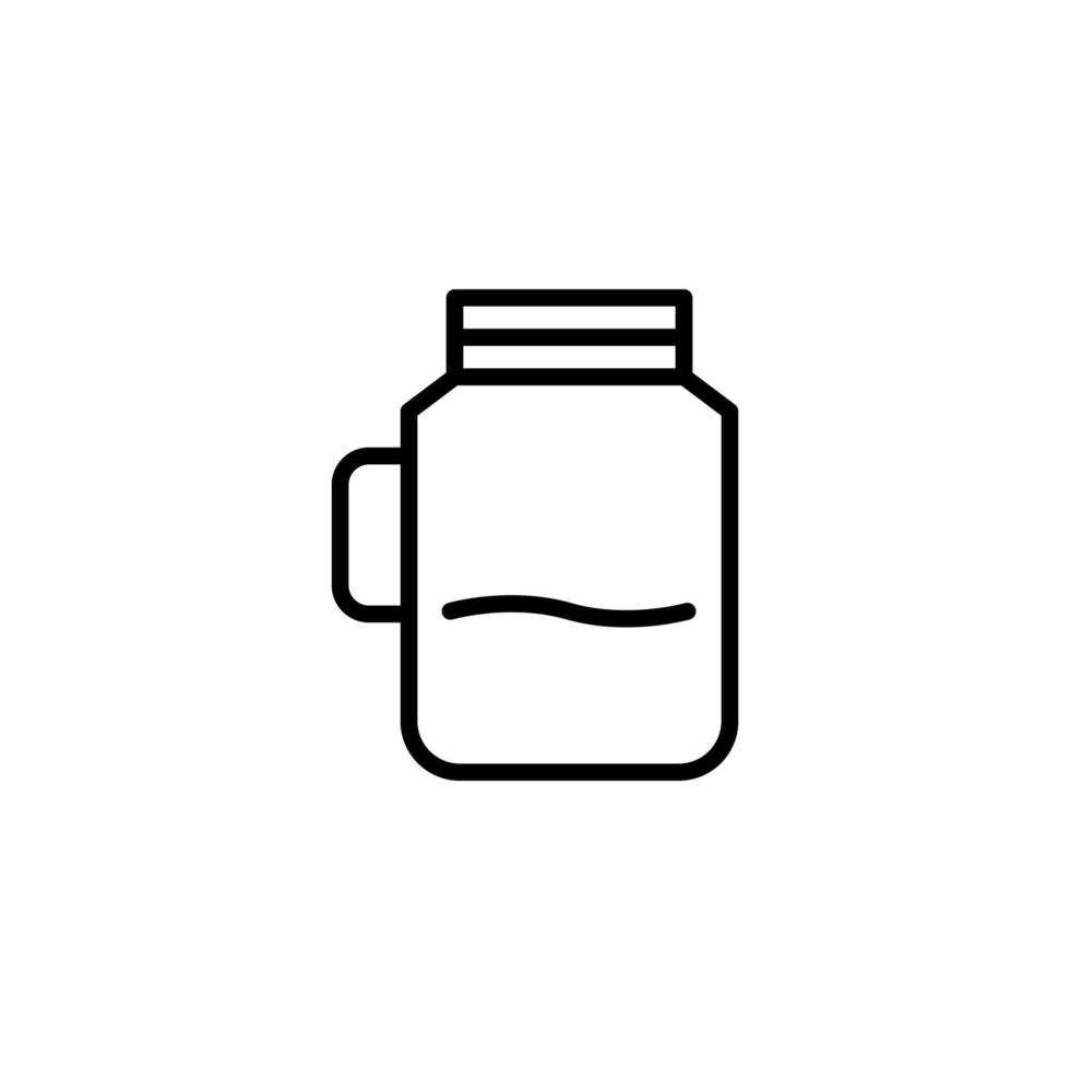 Drink icon with outline style vector