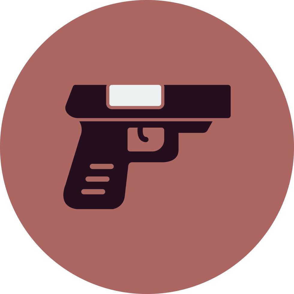 icono de vector de pistola