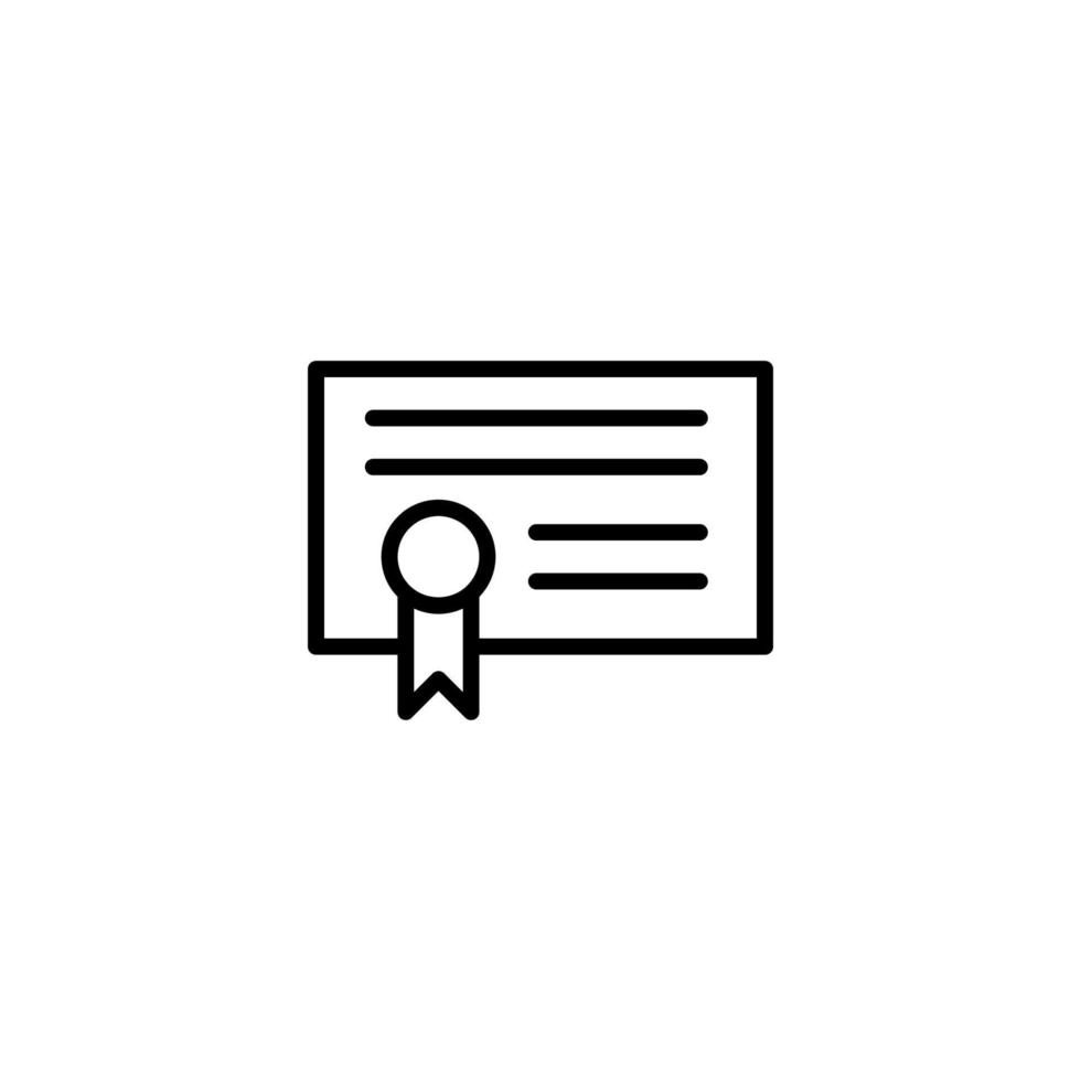 Charter icon with outline style vector