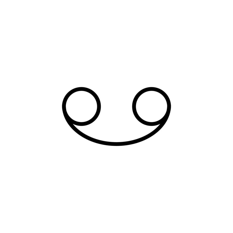Music icon with outline style vector
