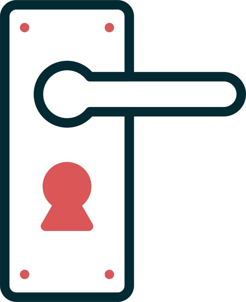 Door Handle Vector Icon 20592197 Vector Art at Vecteezy