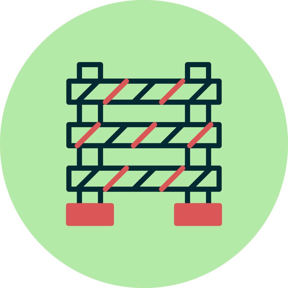 Road Block Vector Icon