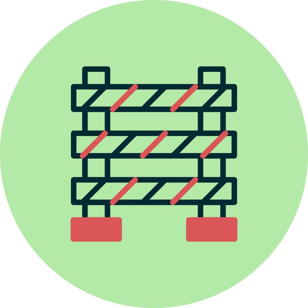 Road Block Vector Icon