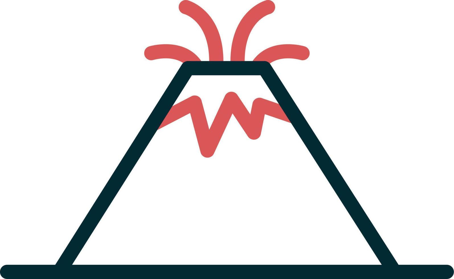 Volcano Vector Icon