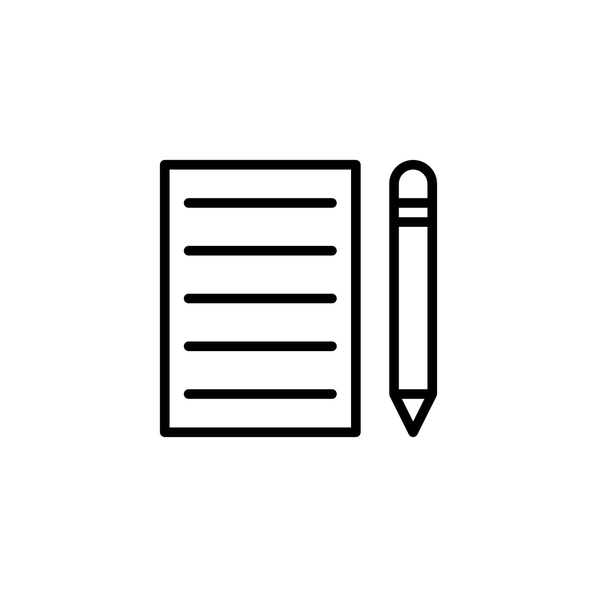 Notes icon with outline style 20592258 Vector Art at Vecteezy