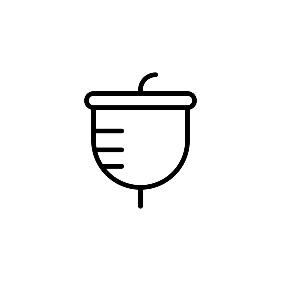 Walnut icon with outline style vector