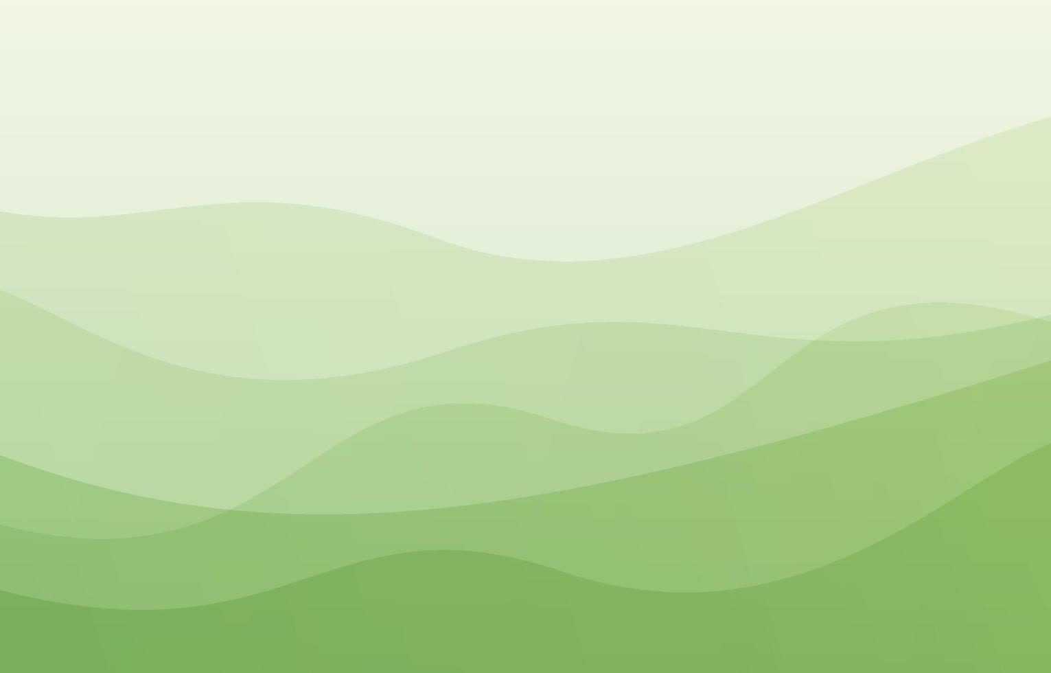 Relaxing Green Subtle Gradient Background vector