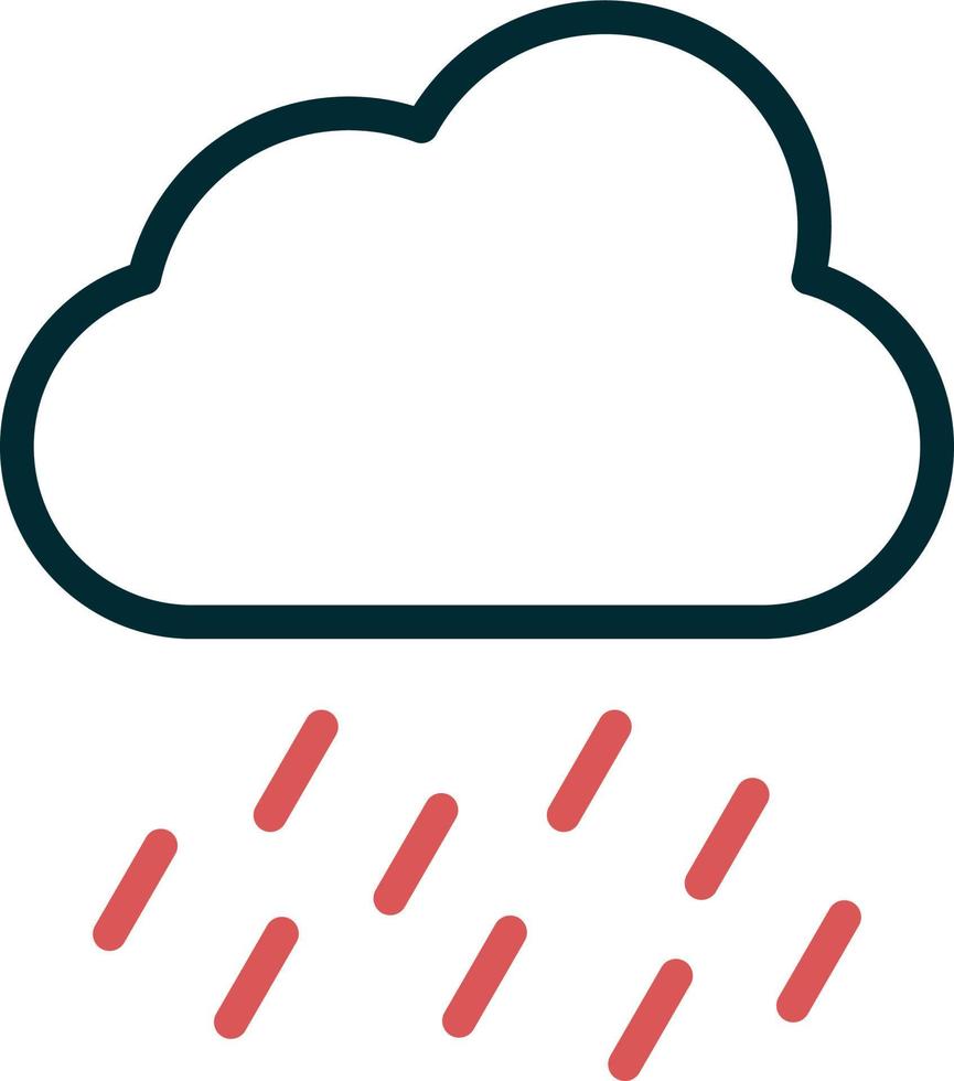 Downpour Vector Icon