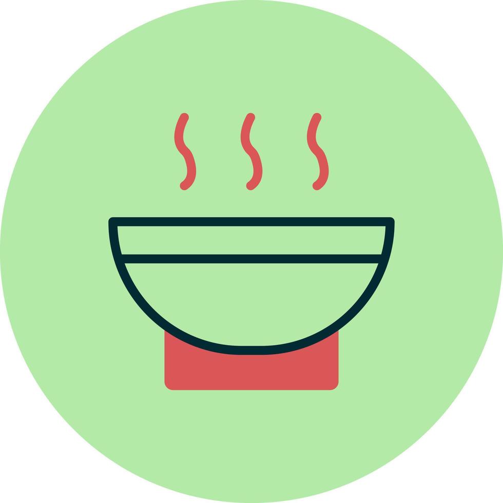 Soup Bowl Vector Icon