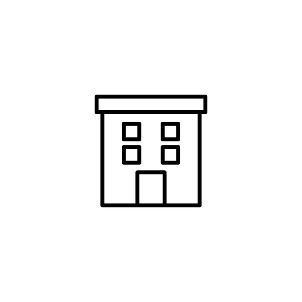 House icon with outline style vector