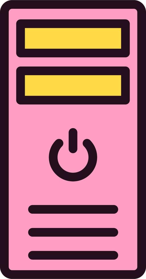 Cpu Tower Vector Icon