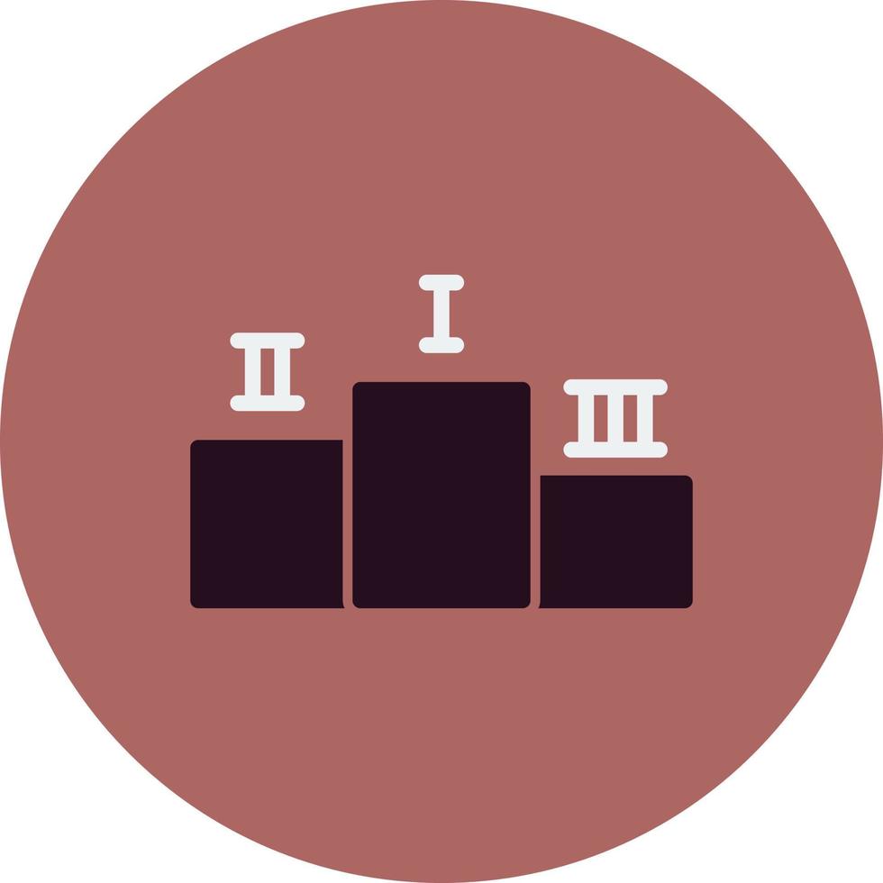 Podium Vector Icon