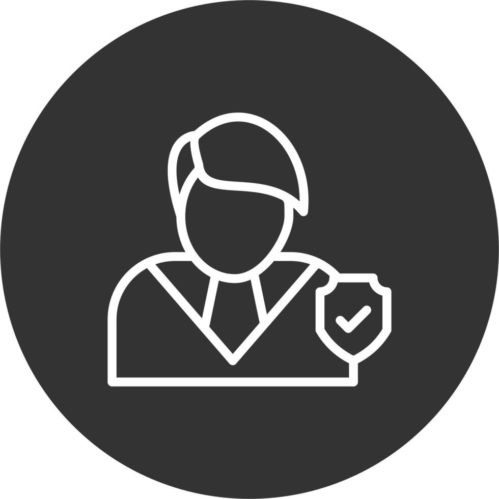 Insurance agent Vector Icon