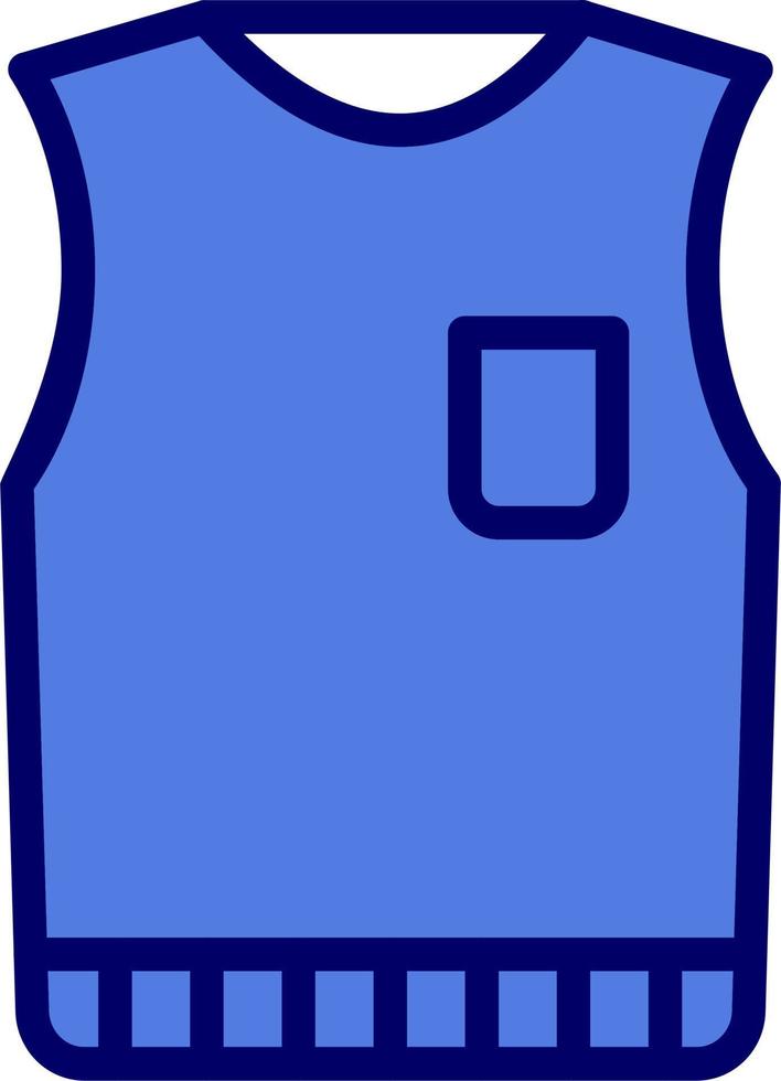 Sleeveless Jumper Vector Icon