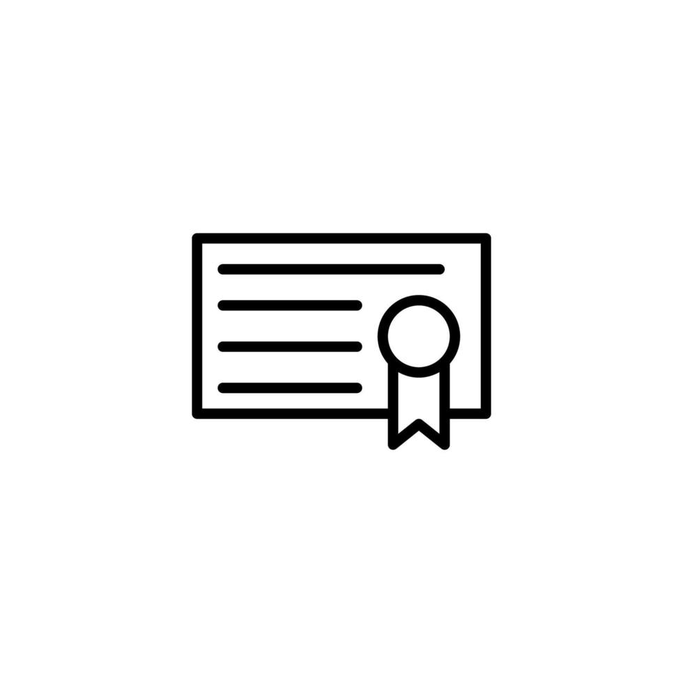 Charter icon with outline style vector