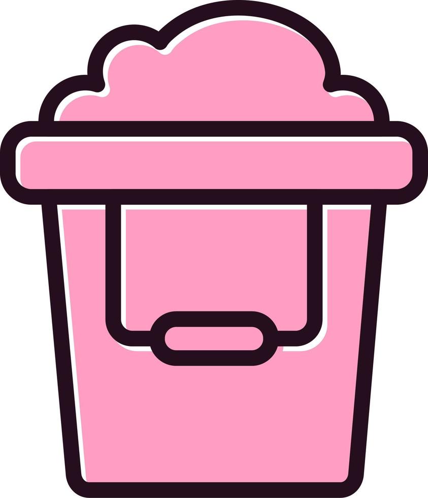 Sand Bucket Vector Icon