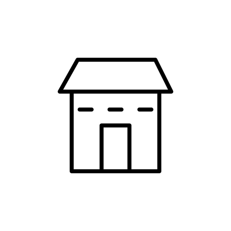 House icon with outline style vector
