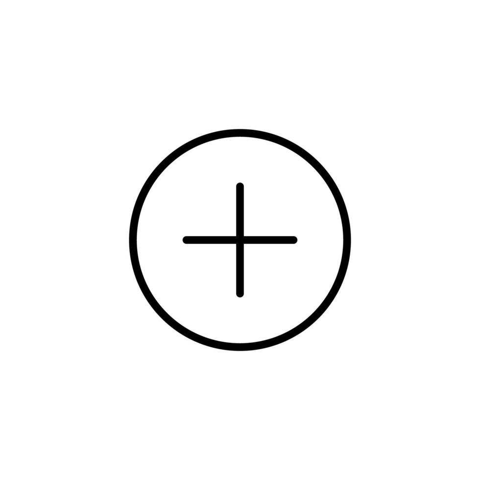 Add file icon with outline style vector