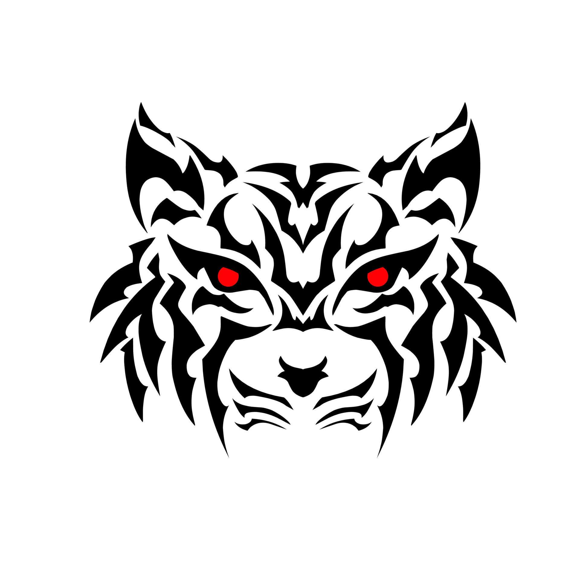 Vector Illustration Graphic Of Tribal Face Tiger Red Eyes 20593631 Illustration Graphic Of Tribal Face Tiger Red Eyes Free Vector