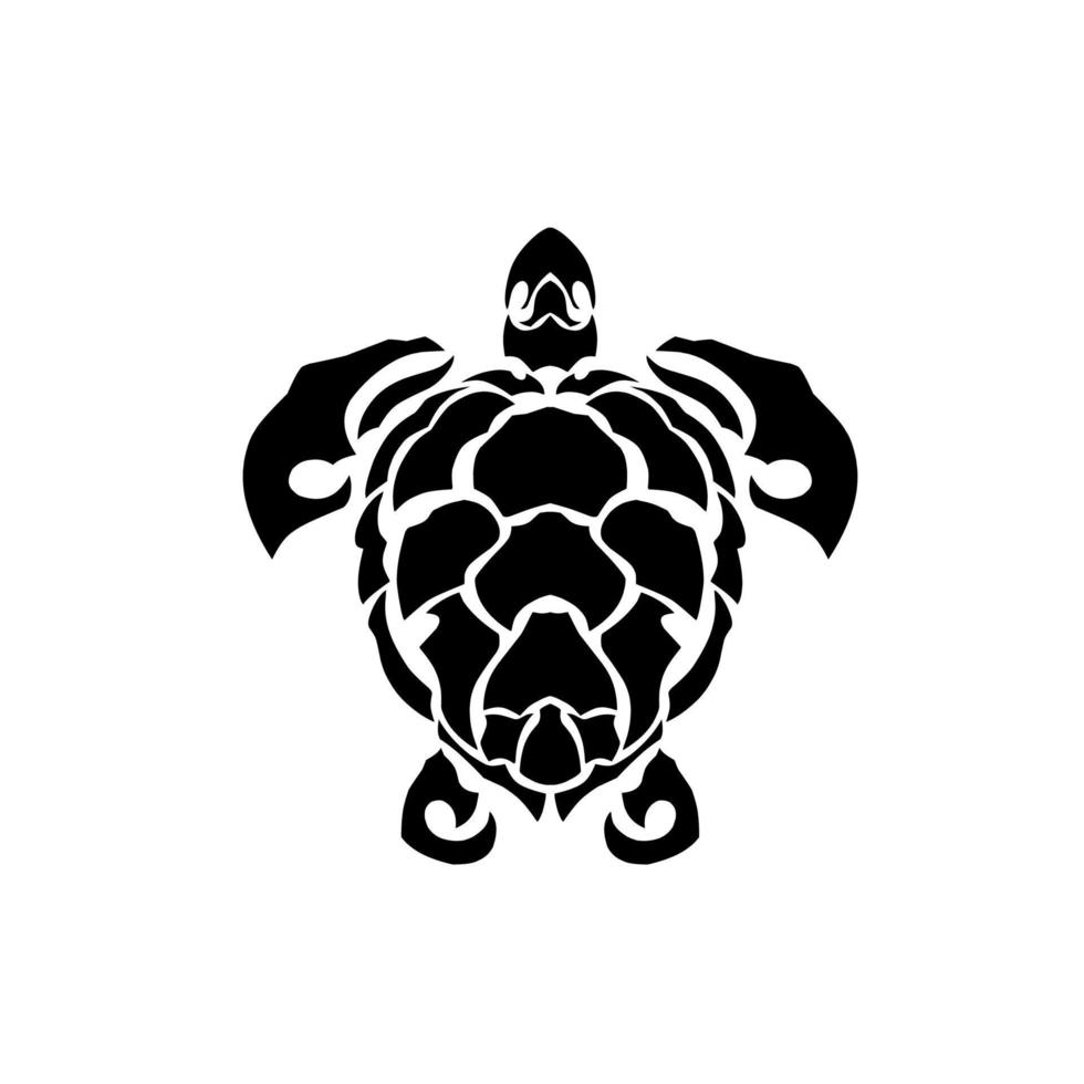 ilustración vector gráfico de símbolo Tortuga tribal diseño