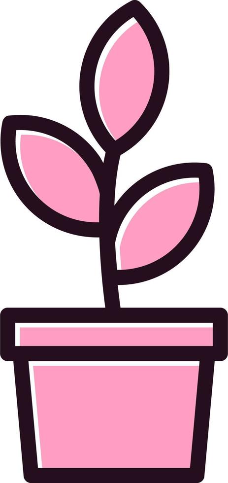 Plant Pot Vector Icon