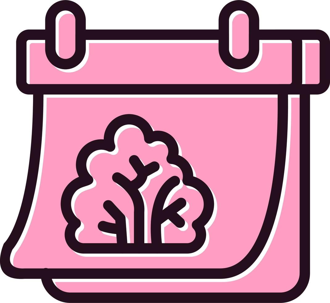 Spring Calendar Vector Icon