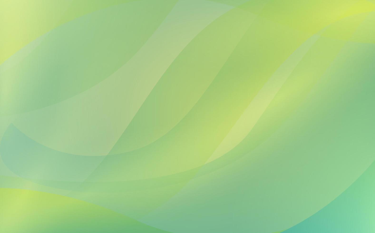 Abstract flow soft natural green background vector