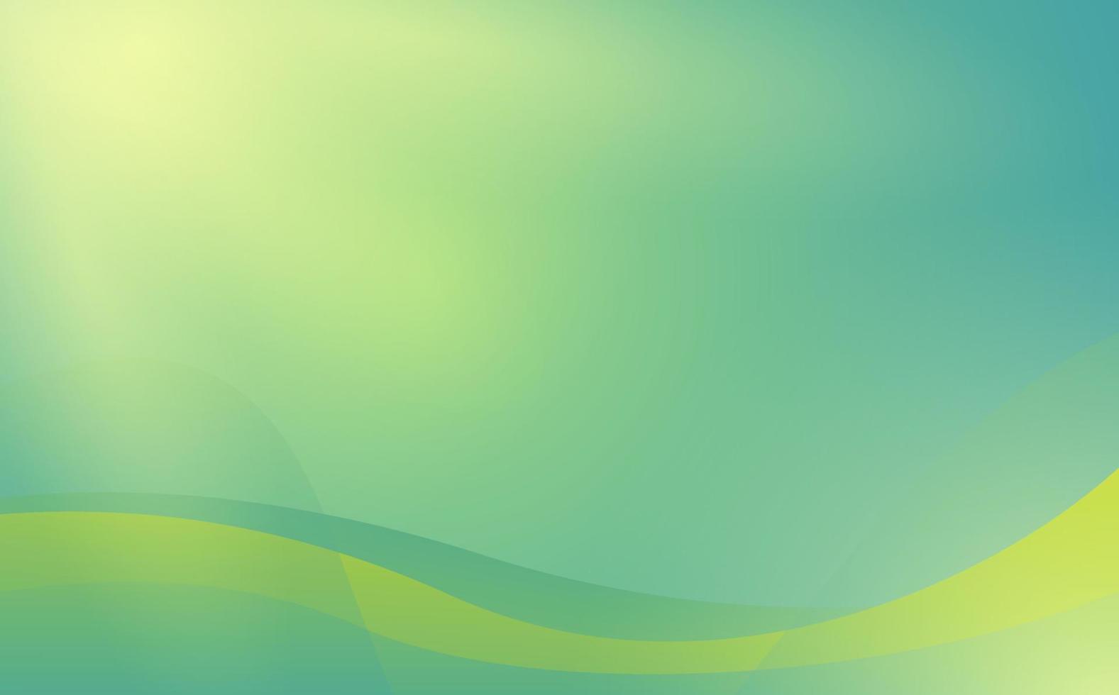 Gradient green abstract background design vector