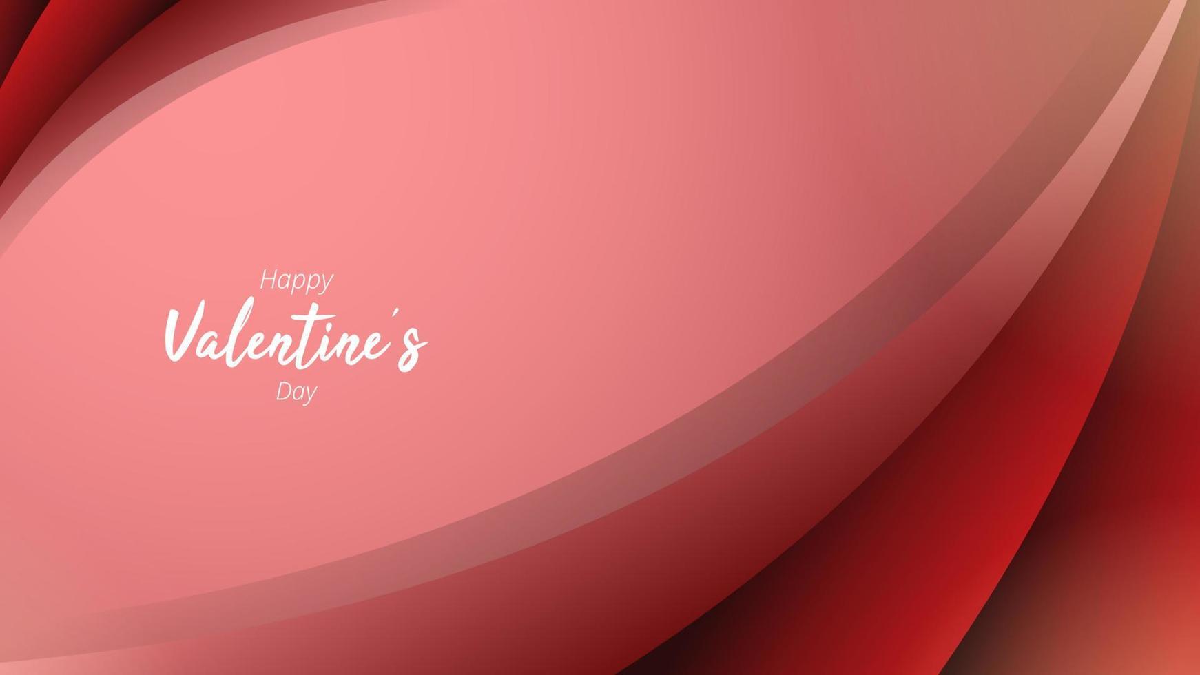 pink wave abstract background vector