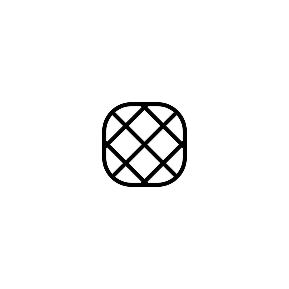 Gift icon with outline style vector