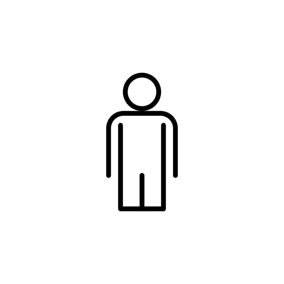 Gender icon with outline style vector