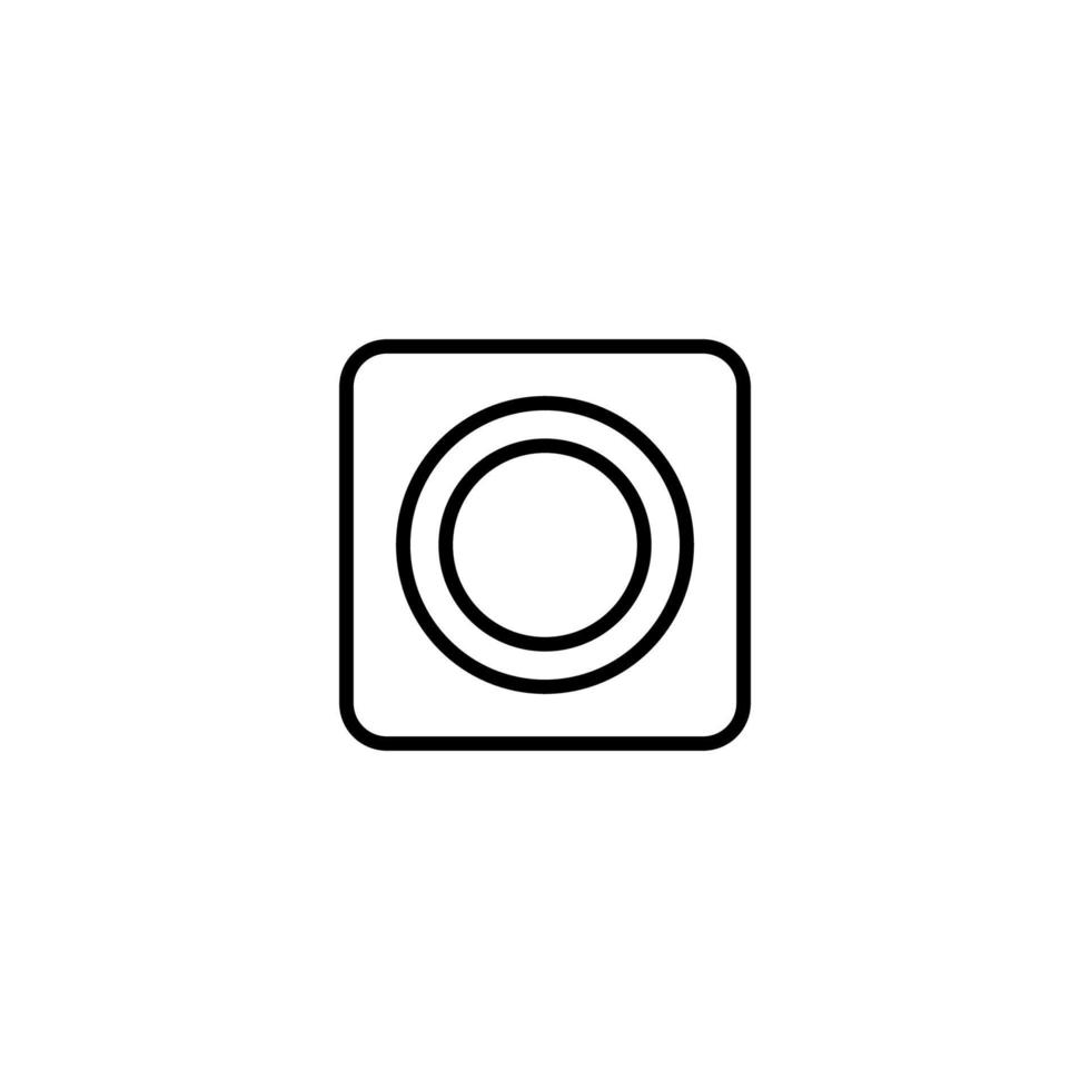 Measurer icon with outline style vector