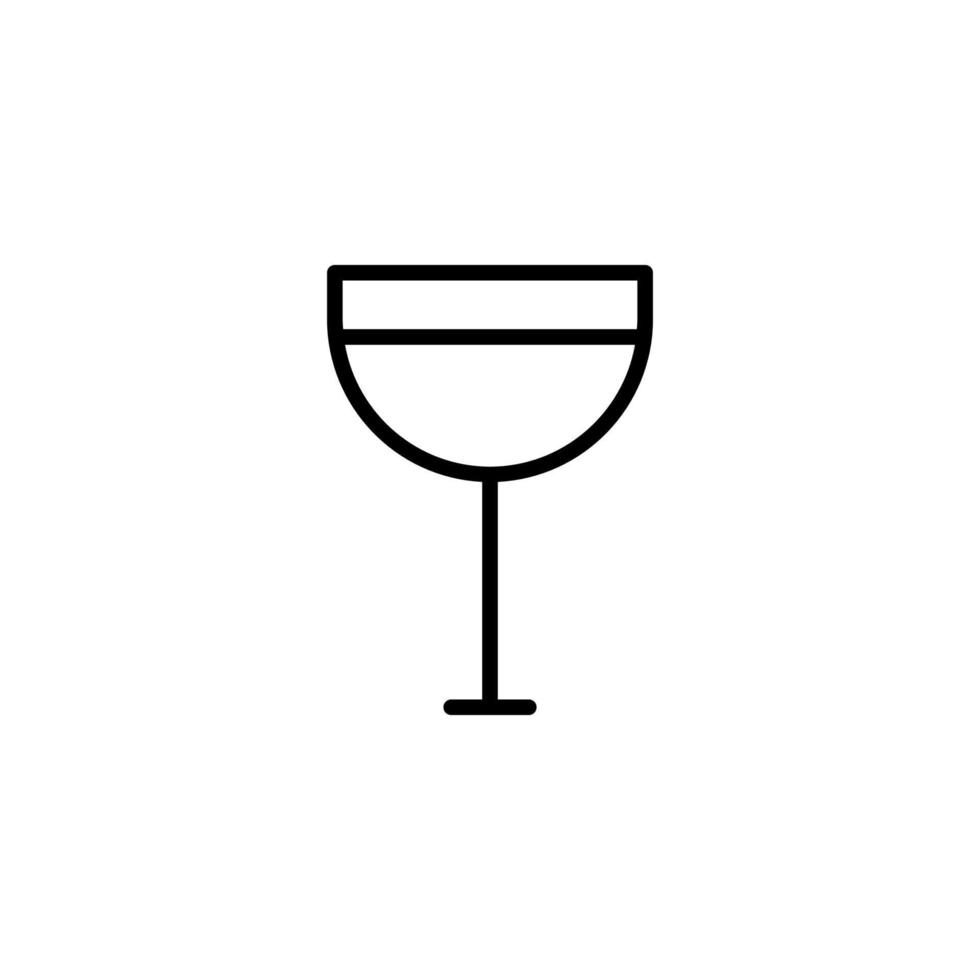 Drink icon with outline style vector