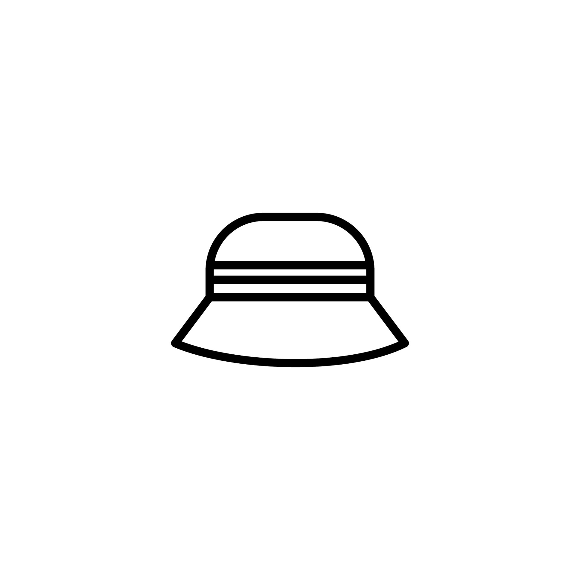 Hat icon with outline style 20596242 Vector Art at Vecteezy