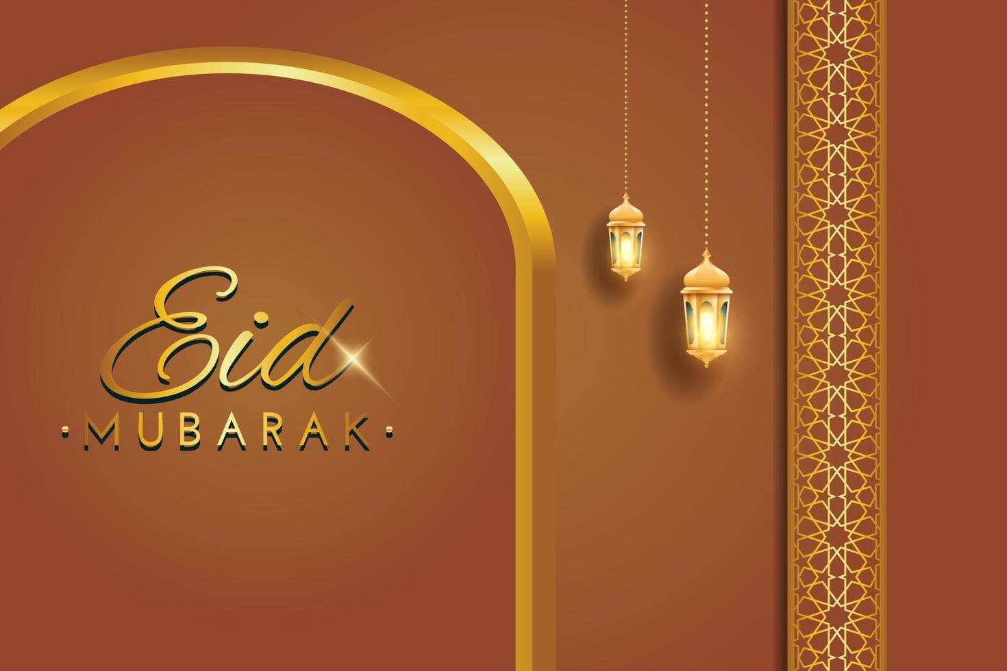 Simple Islamic background and banner design vector