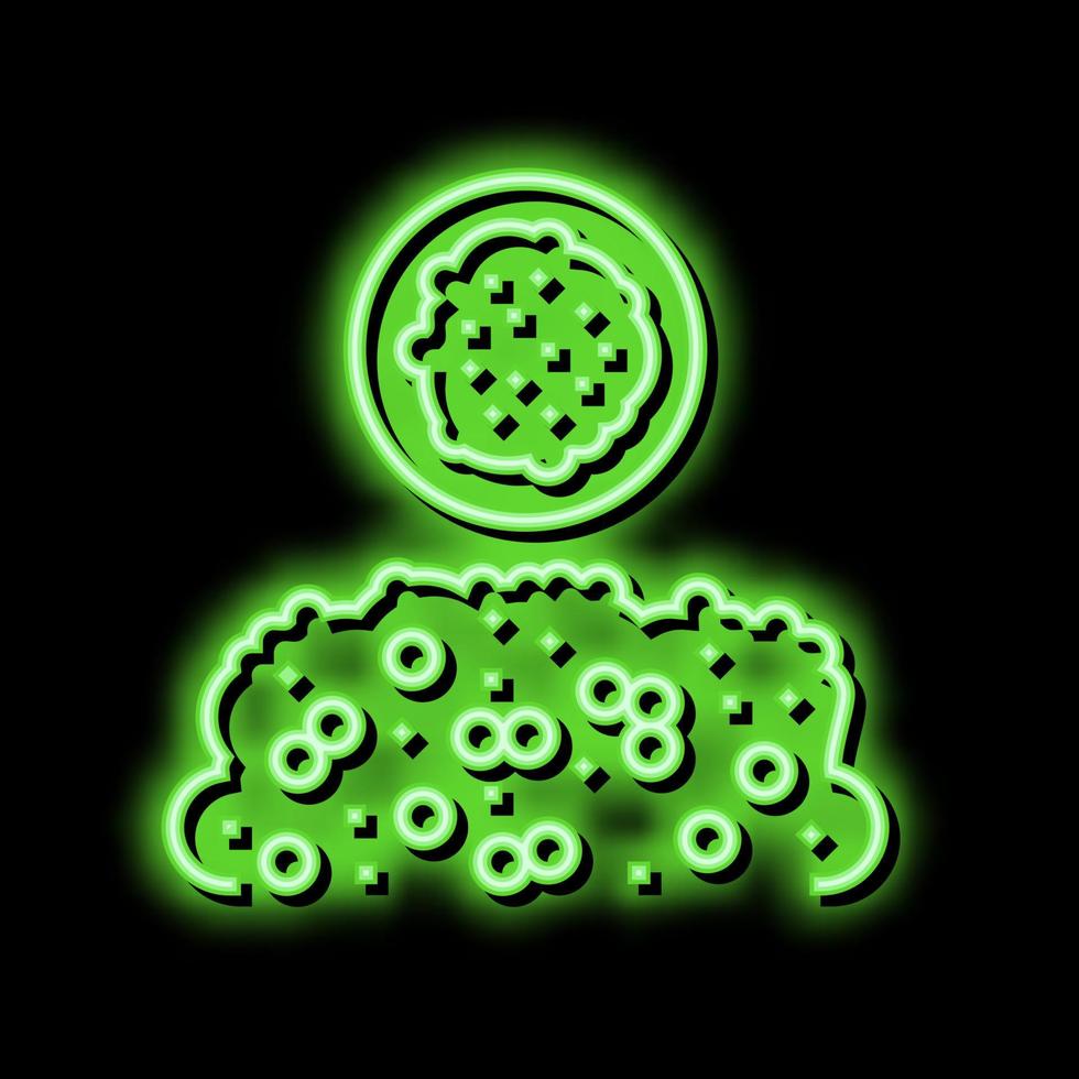dagoussa groat neon glow icon illustration vector