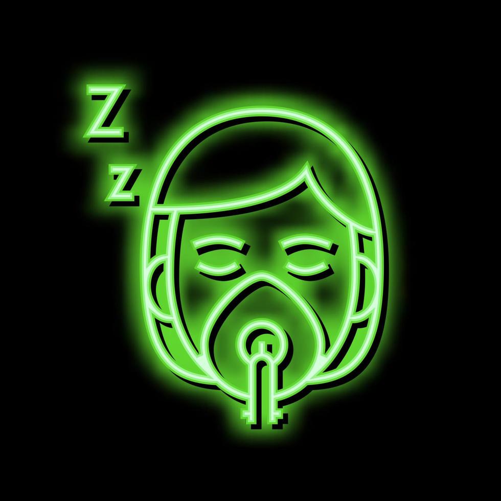 check list neon glow icon illustration vector