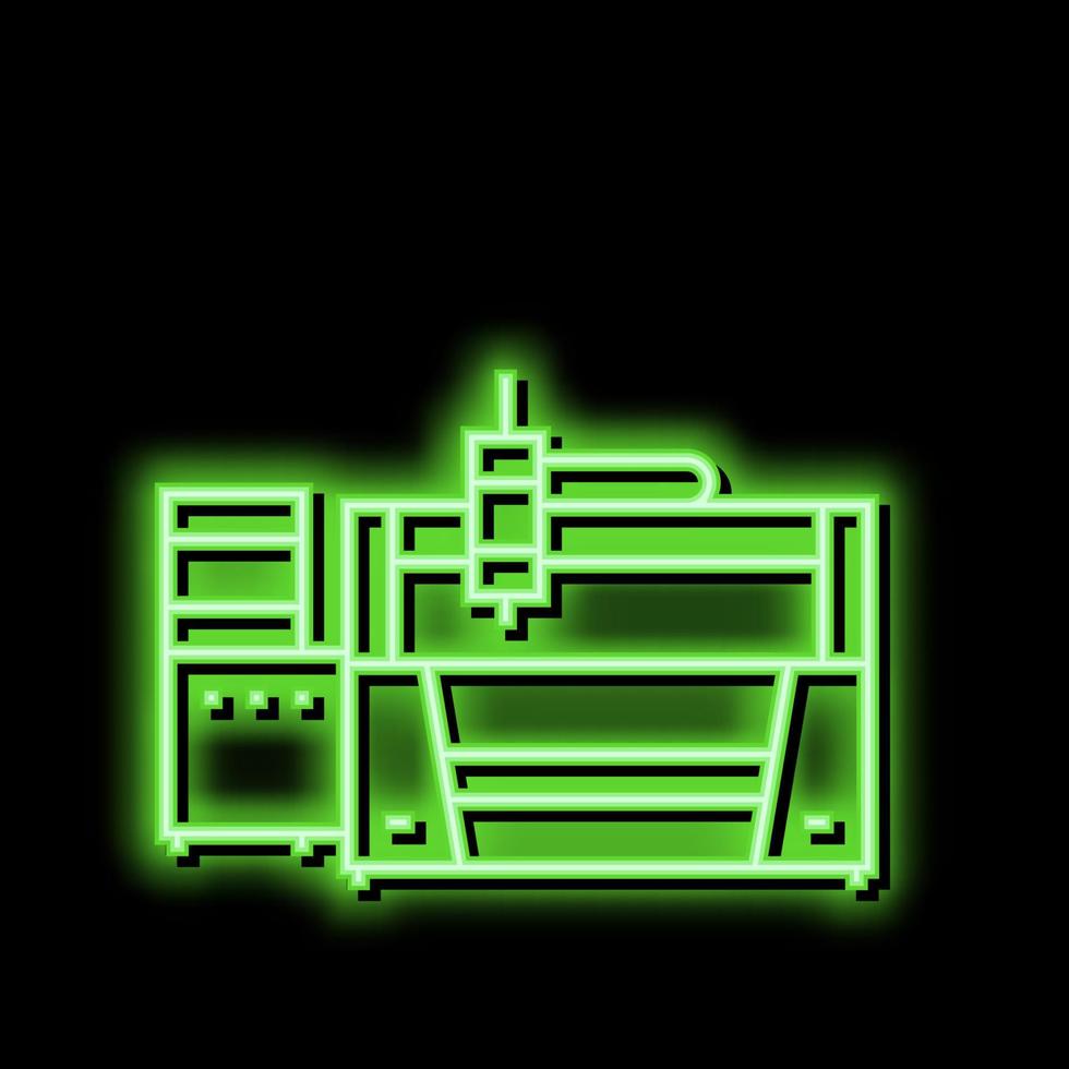 laser apparatus neon glow icon illustration vector